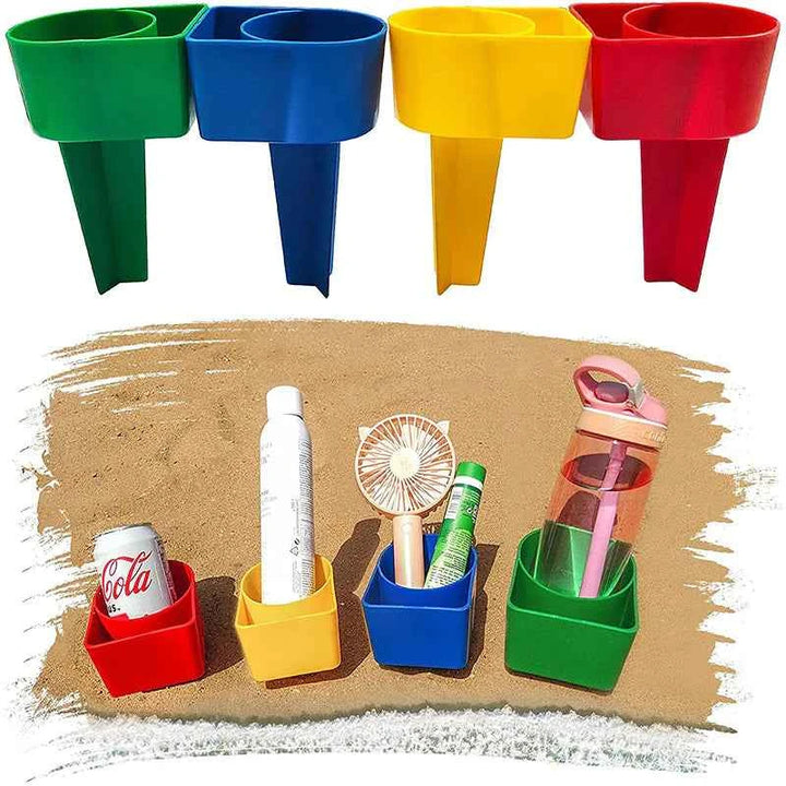 Outdoor Beach Canopy Cup & Phone Holder