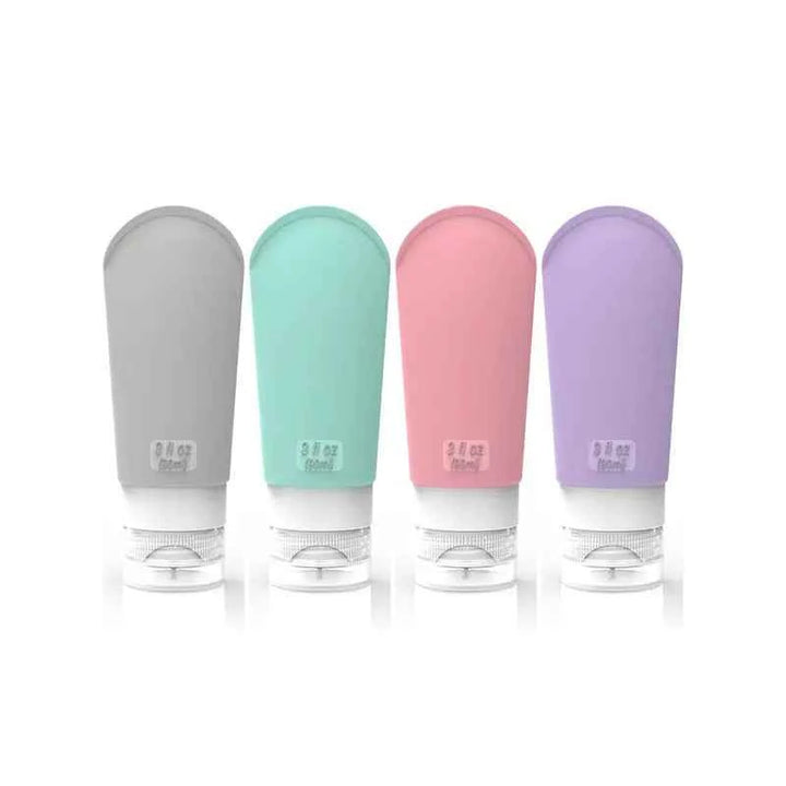 Silicone Travel Tubes For Lotions And Creams